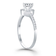 Bids.com 14k White Gold Diamond Halo Collar Engagement Ring Rings White Smoke 4 / White Gold,4.5 / White Gold,5 / White Gold,5.5 / White Gold,6 / White Gold,6.5 / White Gold,7 / White Gold,7.5 / White Gold,8 / White Gold,8.5 / White Gold,9 / White Gold