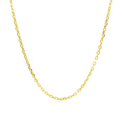 Bids.com 14k Yellow Gold Diamond Cut Cable Link Chain (1.50 mm) Necklaces White Smoke 16 / Yellow Gold,18 / Yellow Gold,20 / Yellow Gold,22 / Yellow Gold,24 / Yellow Gold,30 / Yellow Gold,26 / Yellow Gold