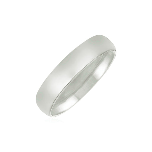 Bids.com 14k White Gold 5mm Comfort Fit Wedding Band Rings White Smoke 10 / White Gold,11 / White Gold,12 / White Gold,6 / White Gold,7 / White Gold,8 / White Gold,9 / White Gold