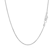Bids.com 14k White Gold Diamond Cut Round Wheat Chain 1.0mm Necklaces White Smoke 16 / White Gold,18 / White Gold,20 / White Gold,One / White Gold