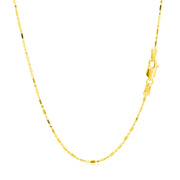 Bids.com 14k Yellow Gold Diamond-Cut Alternating Bead Chain 1.2mm Necklaces White Smoke 16 / Yellow Gold,18 / Yellow Gold,20 / Yellow Gold,One / Yellow Gold