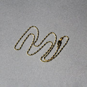 Bids.com 14k Yellow Gold Diamond-Cut Alternating Bead Chain 1.2mm Necklaces Dark Gray 16 / Yellow Gold,18 / Yellow Gold,20 / Yellow Gold,One / Yellow Gold