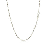 Bids.com 14k White Gold Diamond Cut Cable Link Chain 1.5mm Necklaces White Smoke 16 / White Gold,18 / White Gold,20 / White Gold,22 / White Gold,24 / White Gold,One / White Gold