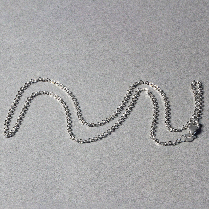 Bids.com 14k White Gold Diamond Cut Cable Link Chain 1.5mm Necklaces Dark Gray 16 / White Gold,18 / White Gold,20 / White Gold,22 / White Gold,24 / White Gold,One / White Gold