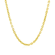 Bids.com 2.3mm 14k Yellow Gold Diamond Cut Cable Link Chain Necklaces White Smoke 16 / Yellow Gold,18 / Yellow Gold,20 / Yellow Gold,22 / Yellow Gold,24 / Yellow Gold,30 / Yellow Gold,One / Yellow Gold