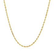 Bids.com 10k Yellow Gold Solid Diamond Cut Rope Chain 1.5mm Necklaces White Smoke 16 / Yellow Gold,18 / Yellow Gold,20 / Yellow Gold,22 / Yellow Gold,24 / Yellow Gold,30 / Yellow Gold,One / Yellow Gold