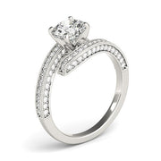 Bids.com 14k White Gold Round Diamond Bypass Style Engagement Ring (1 1/2 cttw) Rings White Smoke 3 / White Gold,3.5 / White Gold,4 / White Gold,4.5 / White Gold,5 / White Gold,5.5 / White Gold,6 / White Gold,6.5 / White Gold,7 / White Gold,7.5 / White Gold,8 / White Gold,8.5 / White Gold,9 / White Gold