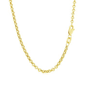 Bids.com 2.3mm 10k Yellow Gold Rolo Chain Necklaces White Smoke 16 / Yellow Gold,18 / Yellow Gold,20 / Yellow Gold,One / Yellow Gold