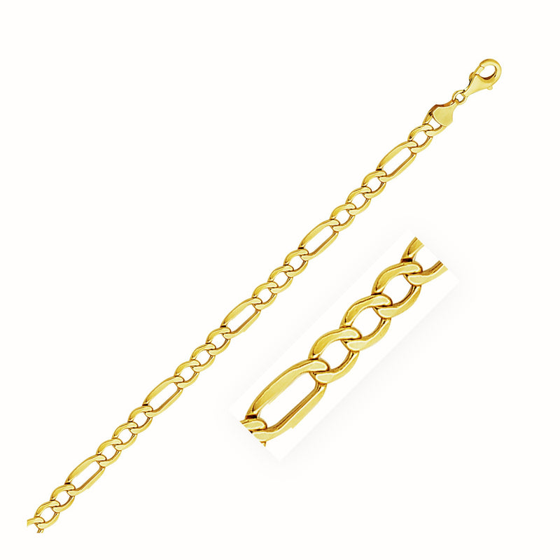 Bids.com 6.5mm 14k Yellow Gold Lite Figaro Chain Necklaces White Smoke 18 / Yellow Gold,20 / Yellow Gold,24 / Yellow Gold,One / Yellow Gold