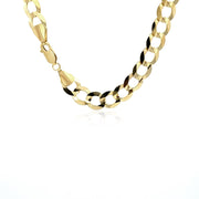 Bids.com 8.2mm 14k Yellow Gold Solid Curb Chain Necklaces White Smoke 20 / Yellow Gold,22 / Yellow Gold,24 / Yellow Gold,One / Yellow Gold