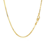 Bids.com 14k Yellow Gold Classic Box Chain 1.4mm Necklaces White Smoke 16 / Yellow Gold,18 / Yellow Gold,20 / Yellow Gold,22 / Yellow Gold,24 / Yellow Gold,30 / Yellow Gold