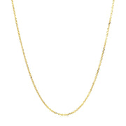 Bids.com 18k Yellow Gold Cable Chain 1.1mm Necklaces White Smoke 16 / Yellow Gold,18 / Yellow Gold,One / Yellow Gold