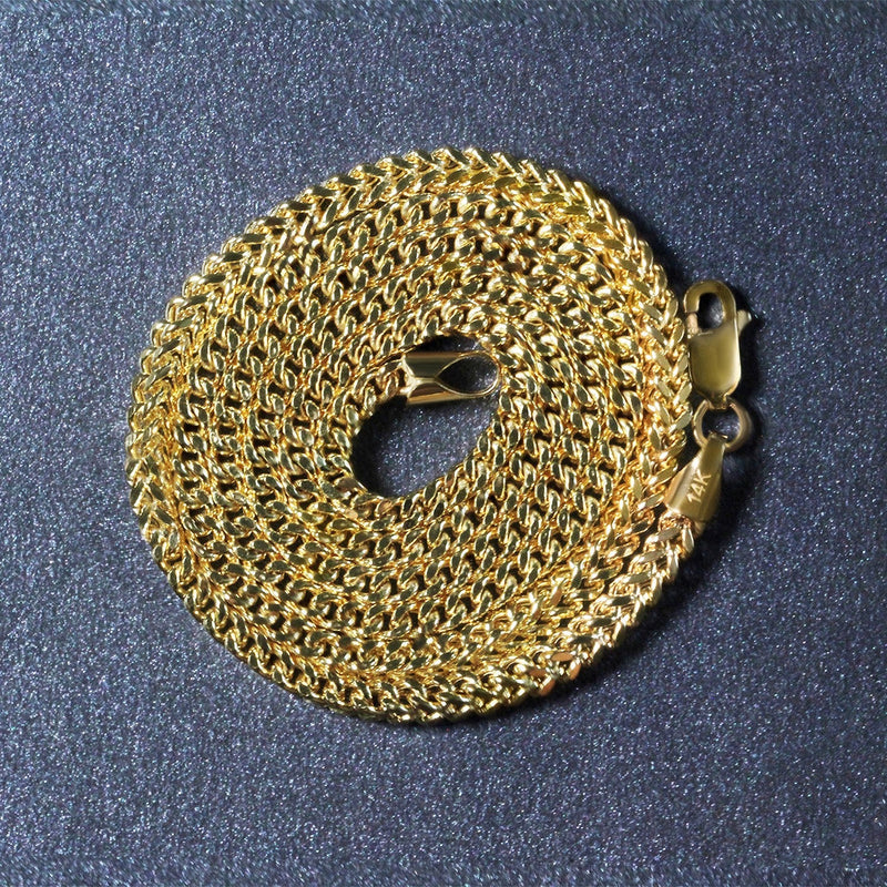 Bids.com 14k Yellow Gold Light Weight Wheat Chain (3.20 mm) Necklaces Dark Slate Gray 18 / Yellow Gold,20 / Yellow Gold,24 / Yellow Gold,26 / Yellow Gold