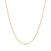 Bids.com 14k Yellow Gold Diamond Cut Cable Link Chain 1.1mm Necklaces White Smoke 13 / Yellow Gold,16 / Yellow Gold,17 / Yellow Gold,18 / Yellow Gold,20 / Yellow Gold,24 / Yellow Gold,One / Yellow Gold