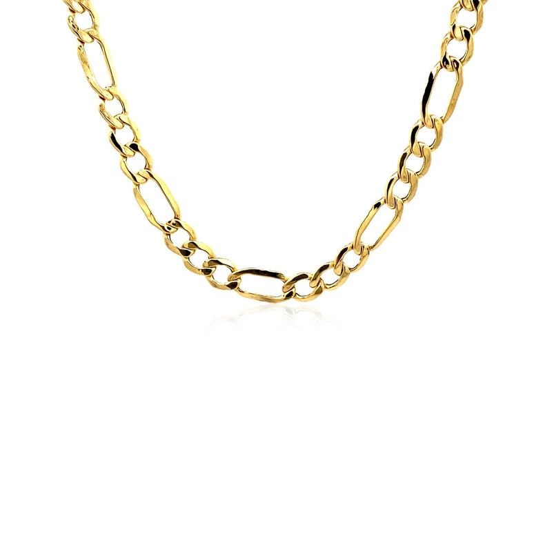 Bids.com 5.4mm 10k Yellow Gold Lite Figaro Chain Necklaces White Smoke 18 / Yellow Gold,20 / Yellow Gold,24 / Yellow Gold,One / Yellow Gold