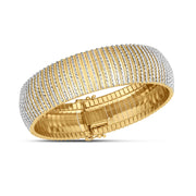 Bids.com 14k Yellow Gold Bold Diamante Flex Bracelet (17.10 mm) Bracelets White Smoke 7 / Yellow Gold,7.5 / Yellow Gold