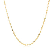 Bids.com 14k Yellow Gold Singapore Chain 1.5mm Necklaces White Smoke 16 / Yellow Gold,18 / Yellow Gold,20 / Yellow Gold,24 / Yellow Gold