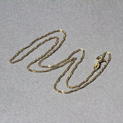 Bids.com 14k Yellow Gold Singapore Chain 1.5mm Necklaces Dark Gray 16 / Yellow Gold,18 / Yellow Gold,20 / Yellow Gold,24 / Yellow Gold
