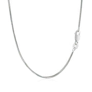 Bids.com 14k White Gold Franco Chain 0.9mm Necklaces White Smoke 16 / White Gold,18 / White Gold,20 / White Gold,One / White Gold