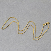 Bids.com 14k Yellow Gold Round Cable Link Chain 1.2mm Necklaces Dark Gray 16 / Yellow Gold,18 / Yellow Gold,20 / Yellow Gold,One / Yellow Gold