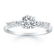 Bids.com 14k White Gold Shared Prong Accent Diamond Engagement Ring Rings White Smoke 4 / White Gold,4.5 / White Gold,5 / White Gold,5.5 / White Gold,6 / White Gold,6.5 / White Gold,7 / White Gold,7.5 / White Gold,8 / White Gold,8.5 / White Gold,9 / White Gold