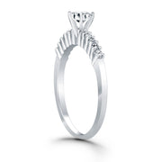 Bids.com 14k White Gold Shared Prong Accent Diamond Engagement Ring Rings White Smoke 4 / White Gold,4.5 / White Gold,5 / White Gold,5.5 / White Gold,6 / White Gold,6.5 / White Gold,7 / White Gold,7.5 / White Gold,8 / White Gold,8.5 / White Gold,9 / White Gold