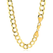 Bids.com 14k Yellow Gold Solid Curb Chain 10.0mm Necklaces White Smoke 22 / Yellow Gold,24 / Yellow Gold,One / Yellow Gold