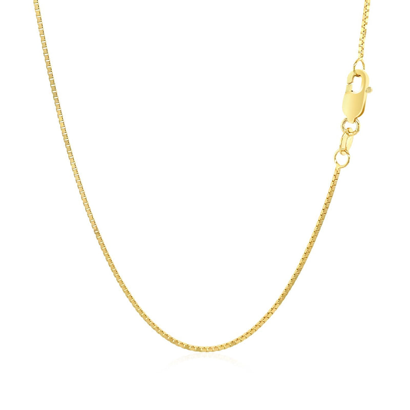 Bids.com 10k Yellow Gold Classic Box Chain 0.8mm Necklaces White Smoke 16 / Yellow Gold,18 / Yellow Gold,20 / Yellow Gold,22 / Yellow Gold,24 / Yellow Gold,30 / Yellow Gold