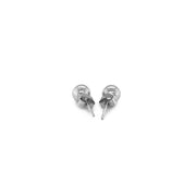 Bids.com 14k White Gold Classic Round Stud Earrings (5.0 mm) Earrings White Smoke White Gold