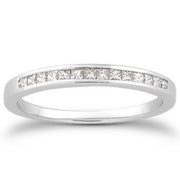 Bids.com 14k White Gold Channel Set Princess Diamond Wedding Ring Band Rings White Smoke 4 / White Gold,4.5 / White Gold,5 / White Gold,5.5 / White Gold,6 / White Gold,6.5 / White Gold,7 / White Gold,7.5 / White Gold,8 / White Gold,8.5 / White Gold,9 / White Gold