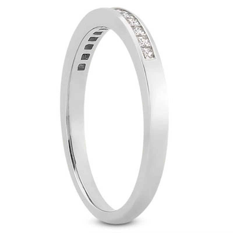 Bids.com 14k White Gold Channel Set Princess Diamond Wedding Ring Band Rings White Smoke 4 / White Gold,4.5 / White Gold,5 / White Gold,5.5 / White Gold,6 / White Gold,6.5 / White Gold,7 / White Gold,7.5 / White Gold,8 / White Gold,8.5 / White Gold,9 / White Gold