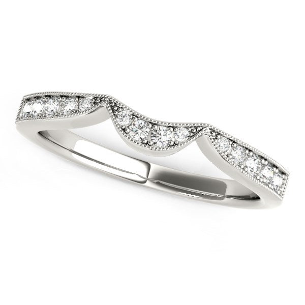 Bids.com 14k White Gold Milgrained Curved Wedding Diamond Band (1/6 cttw) Rings White Smoke 3 / White Gold,3.5 / White Gold,4 / White Gold,4.5 / White Gold,5 / White Gold,5.5 / White Gold,6 / White Gold,6.5 / White Gold,7 / White Gold,7.5 / White Gold,8 / White Gold,8.5 / White Gold,9 / White Gold