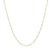 Bids.com 14k Yellow Gold Singapore Chain 0.6mm Necklaces White Smoke 16 / Yellow Gold,18 / Yellow Gold