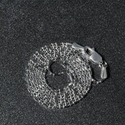 Bids.com 14k White Gold Diamond-Cut Bead Chain 1.0mm Necklaces Dark Slate Gray 16 / White Gold,18 / White Gold,20 / White Gold