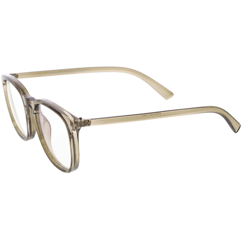 zeroUV Anti Blue Light Blocking Horn Rimmed Computer Glasses D233 Glasses / Sunglasses White Smoke Clear / Clear,Smoke / Clear,Black / Clear,Tortoise / Clear