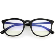 zeroUV Anti Blue Light Blocking Horn Rimmed Computer Glasses D233 Glasses / Sunglasses White Smoke Black / Clear