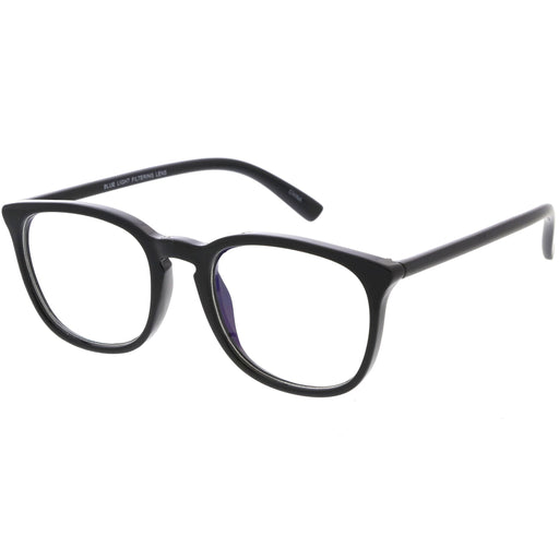 zeroUV Anti Blue Light Blocking Horn Rimmed Computer Glasses D233 Glasses / Sunglasses White Smoke Clear / Clear,Smoke / Clear,Black / Clear,Tortoise / Clear