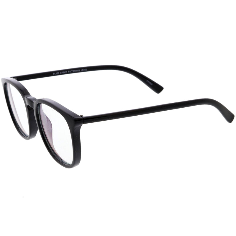 zeroUV Anti Blue Light Blocking Horn Rimmed Computer Glasses D233 Glasses / Sunglasses White Smoke Clear / Clear,Smoke / Clear,Black / Clear,Tortoise / Clear