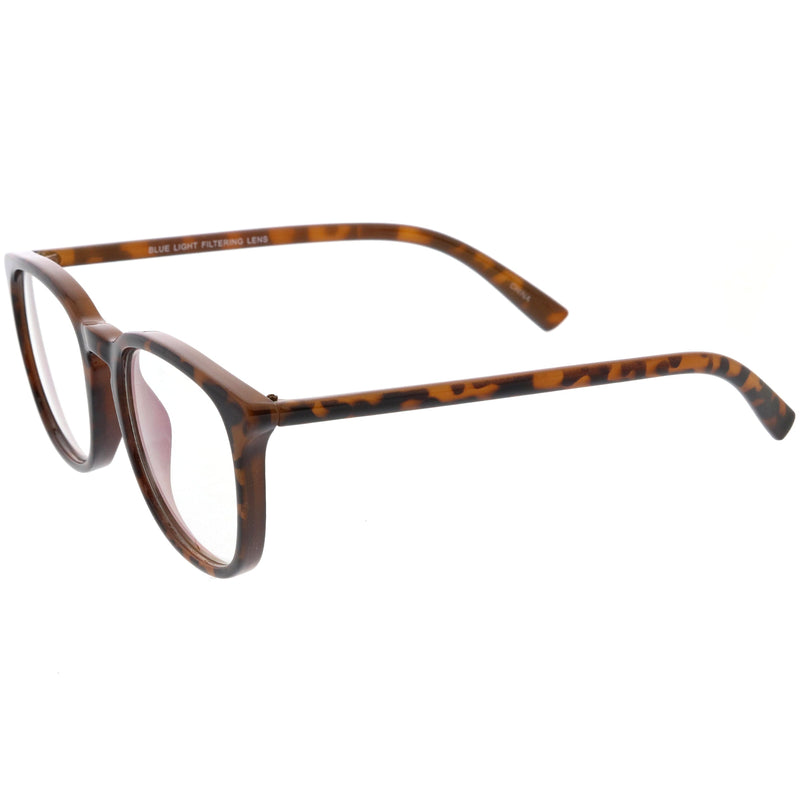 zeroUV Anti Blue Light Blocking Horn Rimmed Computer Glasses D233 Glasses / Sunglasses White Smoke Clear / Clear,Smoke / Clear,Black / Clear,Tortoise / Clear