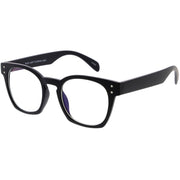 zeroUV Blue Light Filtering Horn Rimmed Square Computer Glasses D234 Glasses / Sunglasses White Smoke Matte Black / Clear,Clear / Clear,Black / Clear,Tortoise / Clear
