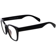 zeroUV Blue Light Filtering Horn Rimmed Square Computer Glasses D234 Glasses / Sunglasses White Smoke Matte Black / Clear,Clear / Clear,Black / Clear,Tortoise / Clear