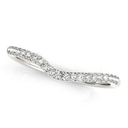 Bids.com 14k White Gold Curved Pave Diamond Wedding Ring (1/4 cttw) Rings White Smoke 3 / White Gold,3.5 / White Gold,4 / White Gold,4.5 / White Gold,5 / White Gold,5.5 / White Gold,6 / White Gold,6.5 / White Gold,7 / White Gold,7.5 / White Gold,8 / White Gold,8.5 / White Gold,9 / White Gold