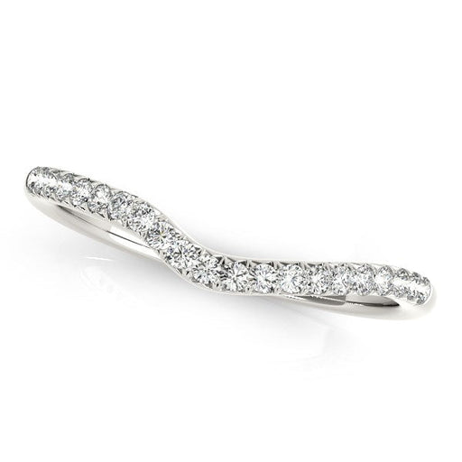 Bids.com 14k White Gold Curved Pave Diamond Wedding Ring (1/4 cttw) Rings White Smoke 3 / White Gold,3.5 / White Gold,4 / White Gold,4.5 / White Gold,5 / White Gold,5.5 / White Gold,6 / White Gold,6.5 / White Gold,7 / White Gold,7.5 / White Gold,8 / White Gold,8.5 / White Gold,9 / White Gold