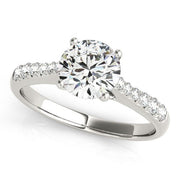Bids.com 14k White Gold Round Cut Diamond Engagement Ring  (1 5/8 cttw) Rings White Smoke 3 / White Gold,3.5 / White Gold,4 / White Gold,4.5 / White Gold,5 / White Gold,5.5 / White Gold,6 / White Gold,6.5 / White Gold,7 / White Gold,7.5 / White Gold,8 / White Gold,8.5 / White Gold,9 / White Gold
