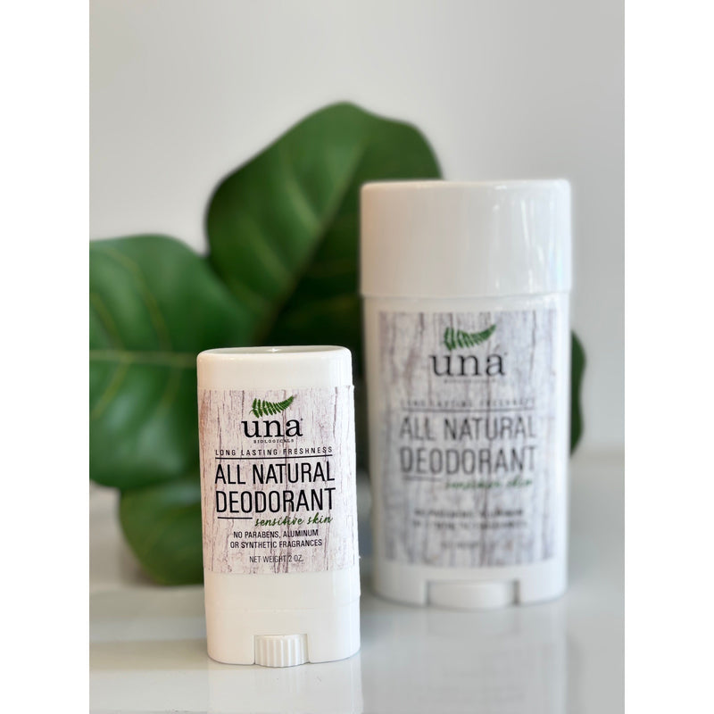 Una Biologicals® Sensitive Skin Deodorant | Natural Deodorant | Una Biologicals Deodorant Gray 0.5 oz Travel