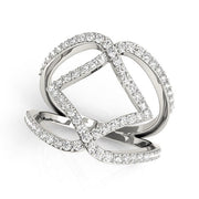 Bids.com 14k White Gold Entwined Design Diamond Dual Band Ring (3/4 cttw) Rings White Smoke 3 / White Gold,3.5 / White Gold,4 / White Gold,4.5 / White Gold,5 / White Gold,5.5 / White Gold,6 / White Gold,6.5 / White Gold,7 / White Gold,7.5 / White Gold,8 / White Gold,8.5 / White Gold,9 / White Gold