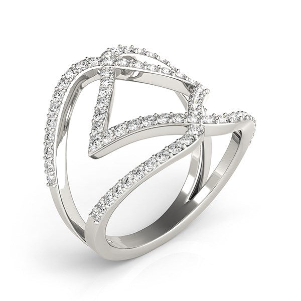 Bids.com 14k White Gold Entwined Design Diamond Dual Band Ring (3/4 cttw) Rings White Smoke 3 / White Gold,3.5 / White Gold,4 / White Gold,4.5 / White Gold,5 / White Gold,5.5 / White Gold,6 / White Gold,6.5 / White Gold,7 / White Gold,7.5 / White Gold,8 / White Gold,8.5 / White Gold,9 / White Gold