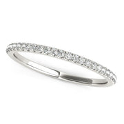 Bids.com 14k White Gold Diamond Wedding Band in Pave Setting (1/8 cttw) Rings White Smoke 3 / White Gold,3.5 / White Gold,4 / White Gold,4.5 / White Gold,5 / White Gold,5.5 / White Gold,6 / White Gold,6.5 / White Gold,7 / White Gold,7.5 / White Gold,8 / White Gold,8.5 / White Gold,9 / White Gold