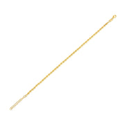 Bids.com 14k Yellow Gold Spaced Bead Bracelet  (3.00 mm) Bracelets White Smoke 8 / Yellow Gold