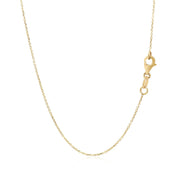 Bids.com 14k Yellow Gold Necklace with Interlocking Petite Rectangles Necklaces White Smoke 17 / Yellow Gold